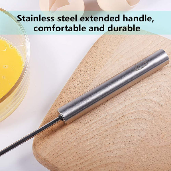 Stainless Steel Manual Hand Blender - Durable and Easy-to-Use Mixi Blender