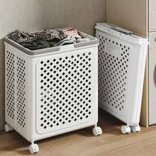 Large Foldable Laundry Basket With Wheels Wukusy