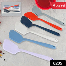 Multipurpose Silicone Spoon Silicone Basting Spoon Non-stick Kitchen Utensils Household Gadgets Heat-resistant Non Stick Spoons Kitchen Cookware Items For Cooking And Baking (6 Pcs Set)