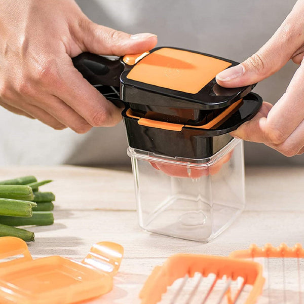 5-in-1 Nicer Dicer – Multi-Purpose Cutter & Shredder for Kitchen Food Prep