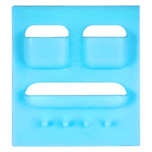 Unbreakable Plastic Soap Dish and Toothbrush Holder with Paste Compartment