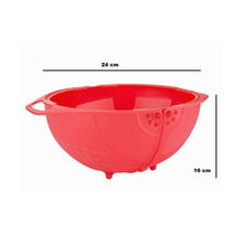 Plastic Revolving Multi-Functional Wash Basket – Ideal for Rice, Vegetables, and Fruits (Multi-Color)