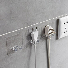 Transparent Multi-Function Wall Storage Hooks - Space-Saving Organizer