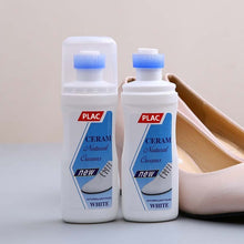 White Shoe Brightener & Cleaner – Dirt Removal, Whitening, and Polish with Brush Head (75ml)