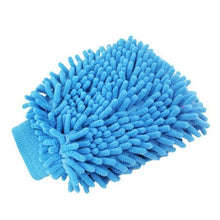 4917 Microfiber Wash And Dust Chenille Mitt Cleaning Gloves