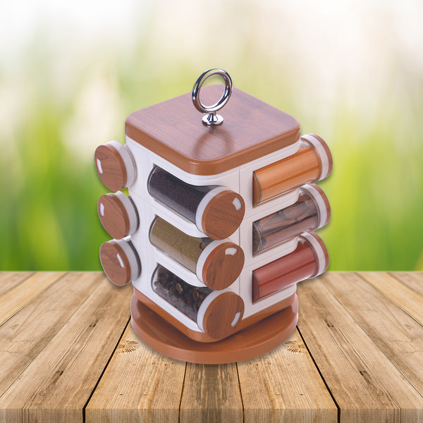 12-Jar Revolving Spice Rack