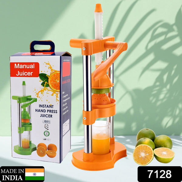 Manual Hand Press Juicer – Cold Press Juice Machine for Fruits & Vegetables