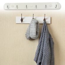 Wall-Mounted Multipurpose Hook Rack – Extra-Long 6-Hook Rail for Hanging Clothes, Coats, Hats, and Jackets.