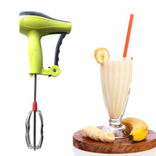 Power-Free Manual Hand Blender with Stainless Steel Blades – Milk, Lassi, and Egg Beater Mixer