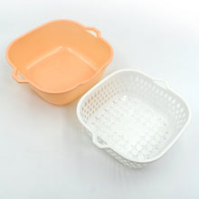 2-in-1 Basket Strainer for Rinsing Fruits, Vegetables, and More