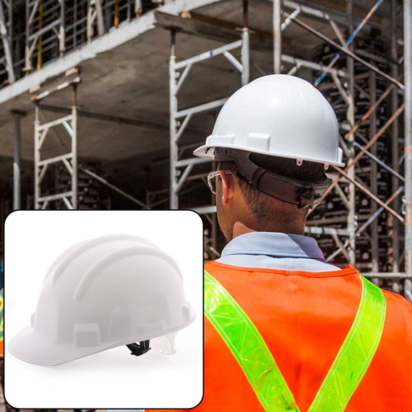 Safety Helmet – Construction protective helmet designed to prevent head injuries from impact and falling objects. Provides reliable anti-smashing protection for workers in construction and industrial environments