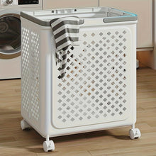 Large Foldable Laundry Basket With Wheels Wukusy