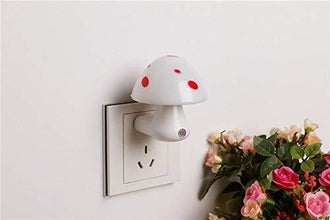 Automatic Night Sensor Mushroom Lamp (0.2 Watt Multicolor)