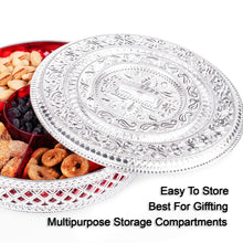 Round Candy Box and Dry Fruit Storage Container - Perfect for Kitchen Use and Home Decor