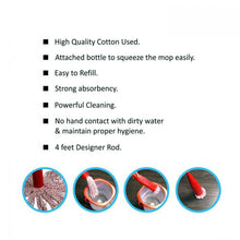 Steel Rod Cotton Bottle Mop Broom (MOQ: 12) – Durable Cleaning Tool for Bottles