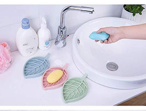 Leaf-Shaped Soap Holder for Bathroom