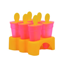 Kulfi Maker Moulds Set – 6-Piece Plastic Homemade Kulfi Mould Set for Freezer Use