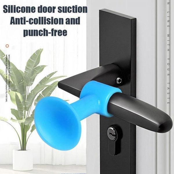 Mini Silicone Door Stopper - Anti-Collision Handle Crash Pad