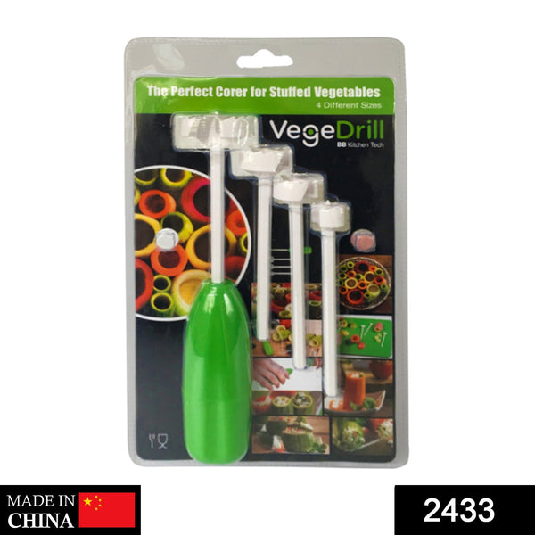 Veg Drill Spiralizer - Vegetable Digging Tool for Stuffed Vegetables