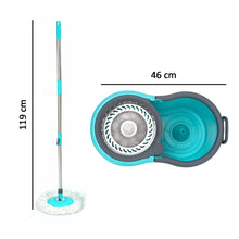 4942 Quick Spin Mop With Steel Spin Bucket Floor Cleaning Easy Wheels  Big Bucket Floor Cleaning Mop With Bucket