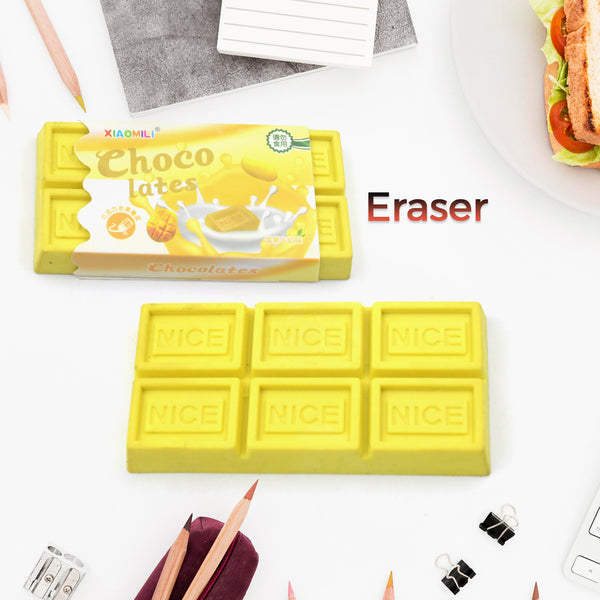 4343 Chocolate Shaped Erasers Soft Pencil Erasers Supplies For Office School Students Drawing Writing Classroom Rewards For Return Gift Birthday Party School Prize