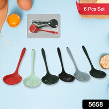 Multipurpose Silicone Spoon Silicone Basting Spoon Non-stick Kitchen Utensils Household Gadgets Heat-resistant Non Stick Spoons Kitchen Cookware Items For Cooking And Baking (6 Pcs Set)