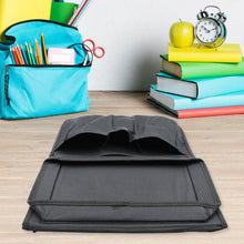 Sofa Armrest Hanging Storage Bag – Organizer for Magazines, iPad, and Books (Black) Wukusy