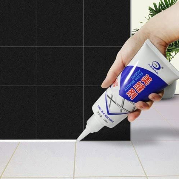 Waterproof Tile Gap & Crack Grout Filler – Water-Resistant Silicone Sealant for DIY Home, Sink, Bathroom, Kitchen & Office Repair (180ml)