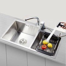 2189 Stainless Steel Expandable Kitchen Sink Dish Drainer Wukusy