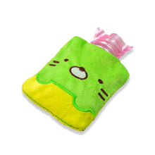 Green Kitty Small Hot Water Bag With Cover