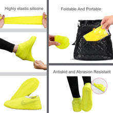 Shoe Covers (Small Size) – Reusable Waterproof, Anti-Skid Silicone Boot Protectors for Rain & Bike