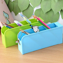 Multipurpose 4-Compartment Pen Holder – Office Desktop Organizer for Stationery Storage (1 Pc)