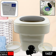 Folding Washing Machine - Mini Portable, Half-Automatic, Deep Cleaning for Socks, Underwear, Baby Clothes