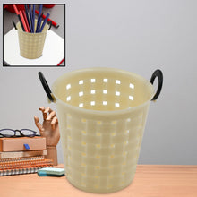 Multifunctional Plastic Round Organizer – Toothpaste, Pen, Pencil, and Stationery Holder for Desk, Office, or Bathroom (1 Pc)