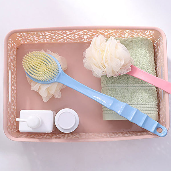 2-in-1 Bath Brush with Long Handle – Dual Function for Effortless Cleaning