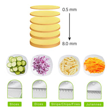 Multi-Functional Adjustable Hand Press Vegetable Chopper for Quick and Easy Food Prep.