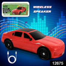 Wireless Bluetooth Car-Shaped Portable Speaker – Supports Bluetooth, TF Card, USB, and FM Radio Function, Unique Design Music Speaker