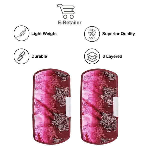 4928  Fridge Cover Handle Cover Polyester High Material Cover For All Fridge Handle Use ( Set Of 2 Pcs )