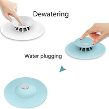 Creative 2-in-1 Silicone Sewer Sink Sealer & Drainer Cover (Multicolour)