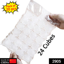 Disposable Ice Cube Bags with Self-Seal – Stackable Easy Release Mold for Cocktail, Food, and Wine