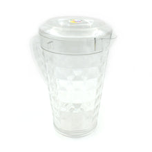 Mocktail Plastic Jug with Lid – BPA-Free Transparent Drinking Beverage Jug, Reusable Tableware for Home and Restaurants