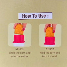 Multi-Use Plastic Corn Stripper – Cob Remover with Bowl for Easy Kernels Extraction