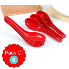 Microwave Safe Unbreakable Colorful Soupdessert Spoons Food Grade Set Of 6 Pcs