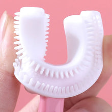 2-in-1 U-Shape Silicone Toothbrush & Tongue Scraper Cleaner (1 Piece)