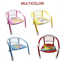 Multicolor Cartoon Design Baby Chair With Metal Backrest Frame  Sound Seated Soft Cushion For Kids  Toddlers (Moq - 4 Pcs)