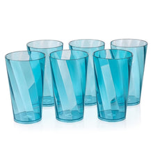 Premium Transparent Juice & Water Glasses Set of 6 – 300ml Crystal Highball Glasses for Water, Juice, Cocktails