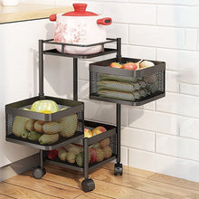 Metal High Qaulity Kitchen Trolley Kitchen Organizer Items And Kitchen Accessories Items For Kitchen Rack Square Design For Fruits  Vegetable Onion Storage Kitchen Trolley With Wheels (4 Layer  3 Layer)