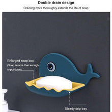 Fish-Shaped Double Layer Adhesive Waterproof Soap Holder