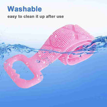 Eco-Friendly Silicone Bath Brush Towel – Back Scrubber for Shower