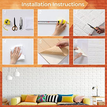 3D Foam Wallpaper Sticker Panels – Square Design for Walls, Ceilings & Doors (73x70 cm)